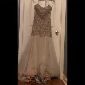 Sherri Hill fit and flare gown